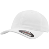 Flexfit Garment Washed Cotton Dad Hat (6997) in white