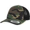 Camo Trucker Cap (6606C) in woodcamo-black