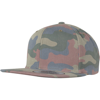 Cotton Camo Snapback in wood-camo