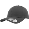 Curved Classic Snapback (7706) in charcoal