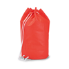Sturdy Drawstring Sailor Bag in red
