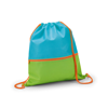 Drawstring Bag With Front Pocket in light-blue