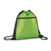 Non Woven Drawstring Bag With Front Pocket in light-green