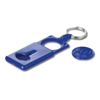 Keyring Abs Euro Coin in blue