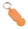 ABS Trolley Coin Keyring V2 in orange