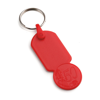 ABS Trolley Coin Keyring V2 in red