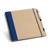 Cardboard Notepad With Recycled Plain Sheets in blue