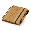 Bamboo Notepad With Lined Recycled Paper in natural