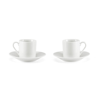 Porcelain Coffee Set in white