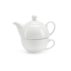 Porcelain Tea Set in white