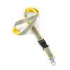 Lanyard With Reflective Strip in yellow
