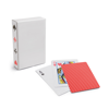 Pack Of 54 Cards Laminated Paper In Paper Box in red