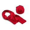 Polar Fleece Beanie And Scarf Set in red