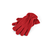 Poar Fleece Gloves in red