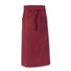 Bar Apron With 2 Pockets in burgundy