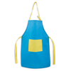 Apron For Children With Pocket in light-blue