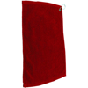 Golf Pro Towel Stitched in red
