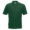 Pique Polo Shirt in bottle-green