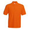 Pique Polo Shirt in orange