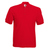 Pique Polo Shirt in red