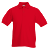 Kids Pique Polo Shirt in red