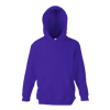 Kids Hooded Sweatshirt in purple