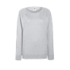 Lady Fit Lightweight Raglan Sweatshirt in heather-grey