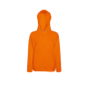 Lady Fit Lightweight Hooded Sweatshirt in orange