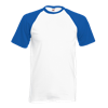 Contrast Baseball T-Shirt in white-with-royal-blue