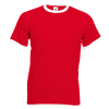 Contrast Ringer T-Shirt in red-with-white