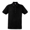Heavy Pique Polo Shirt in black