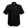 Short Sleeve Oxford Shirt in black