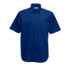 Short Sleeve Poplin Shirt in navy