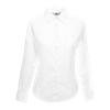 Lady Fit Long Sleeve Poplin Shirt in white