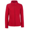 Lady Fit Outdoor Fleece Jacket in red