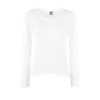Lady Fit Value Long Sleeve T-Shirt in white