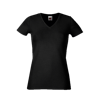 Lady Fit V Neck T-Shirt in black