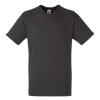 V Neck Value T-Shirt in charcoal