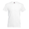V Neck Value T-Shirt in white