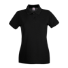 Lady Fit Premium Pique Polo Shirt in black