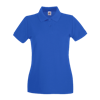 Lady Fit Premium Pique Polo Shirt in royal-blue
