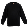 Kids Raglan Sweatshirt in black