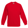 Kids Raglan Sweatshirt in red