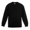 Kids Drop Shoulder Sweatshirt in black