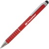 Hl Soft Stylus Metal Pens in red