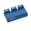 Card Reader USB Hub Tisco in blue