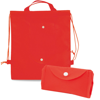 Foldable Drawstring Bag Nomi in red