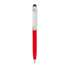Stylus Touch Ball Pen Globix in red