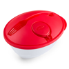 Salad Container Kaprex in red