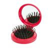 Hairbrush With Mirror Glance in red